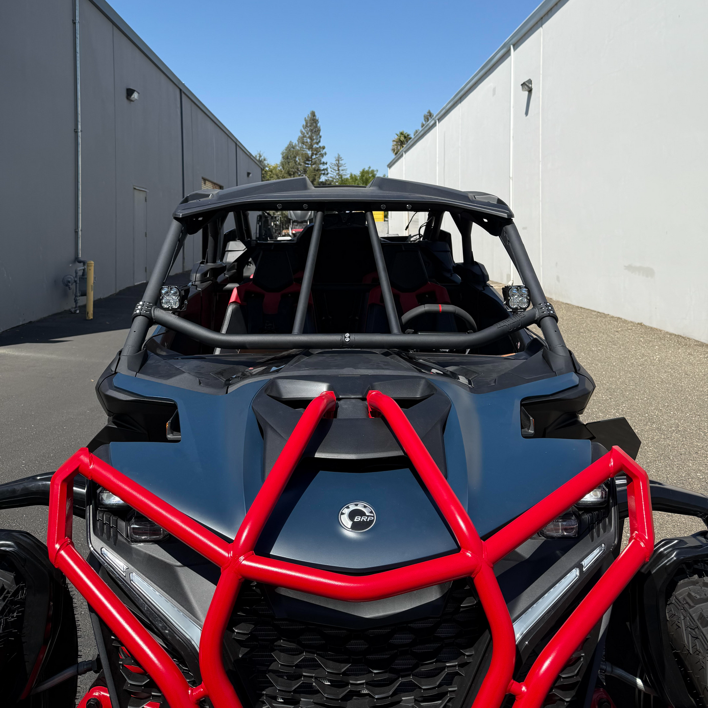 Can-Am Maverick R Front Intrusion Bar UTV Off-Road - Close-Up Detail | Factory UTV