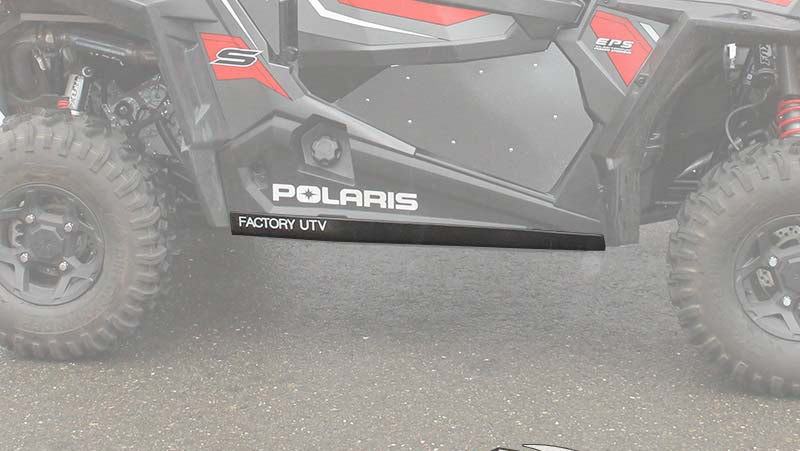 Polaris RZR 900 / 1000 UHMW Rock Sliders UTV - Front View | Factory UTV