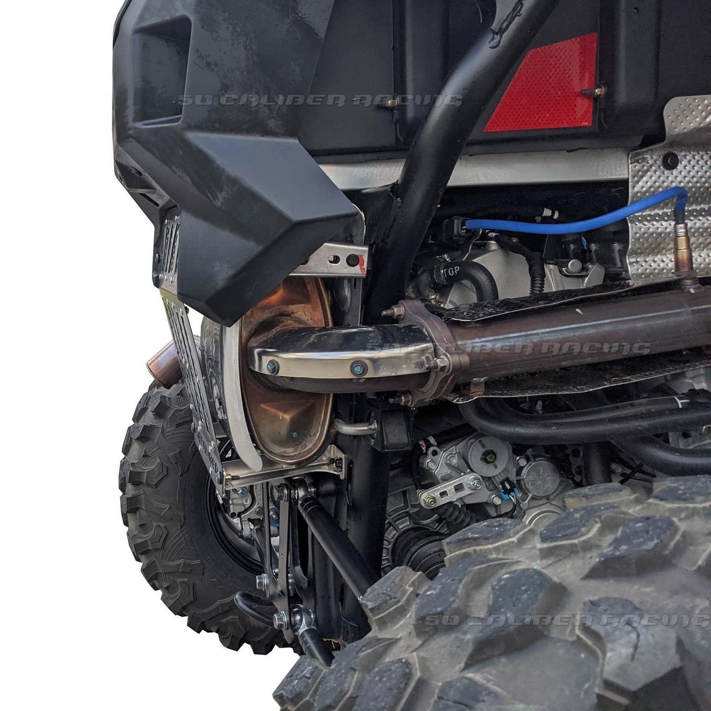 Polaris RZR Pro XP Vented Exhaust Cover UTV Accessory - Full View | 50 Caliber Racing
