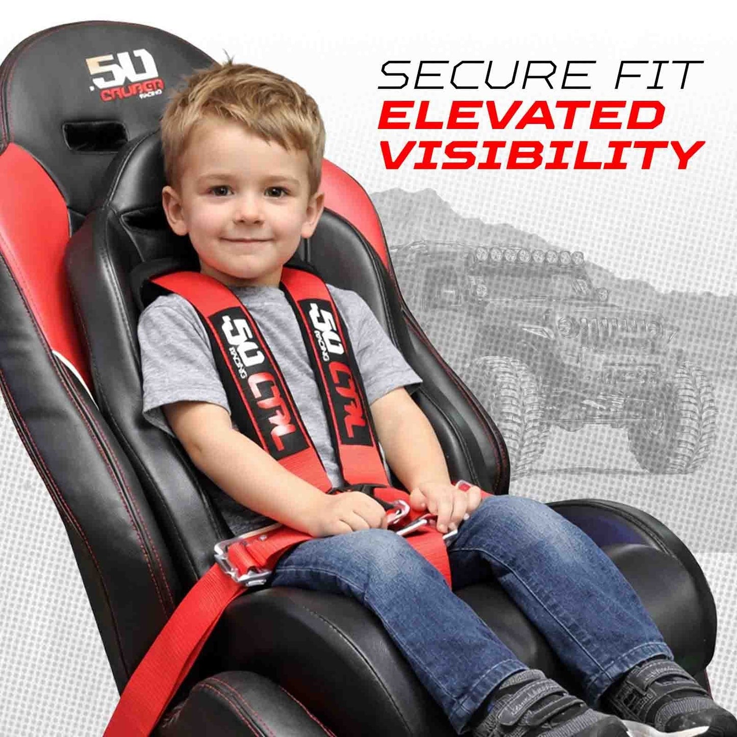 Off-Road Child Booster Seat | 50 Caliber Racing