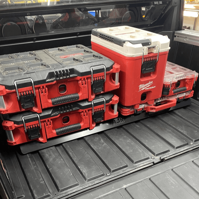 Polaris Xpedition Packout Mount by AJK Offroad, close-up detail