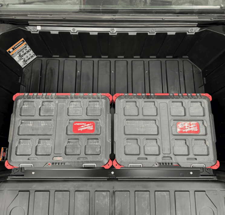 Polaris Xpedition Rear Bed Packout Mount SxS Off-Road - Top View | AJK Offroad