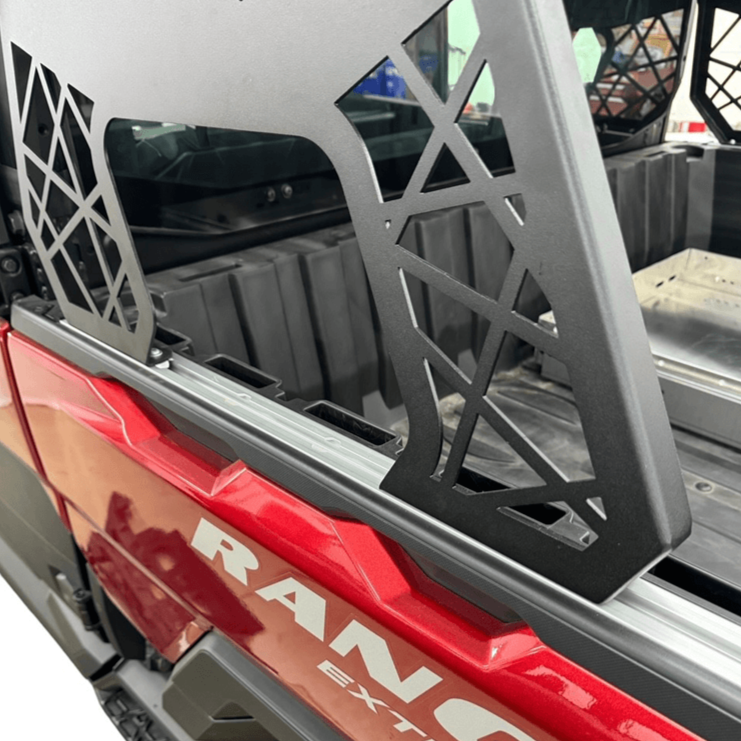 Polaris Ranger XD 1500 Short Headache Rack (3/4 Rack) by AJK Offroad, detail view