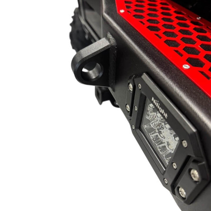 Kawasaki Ridge Rear Bumper by AJK Offroad, angled view