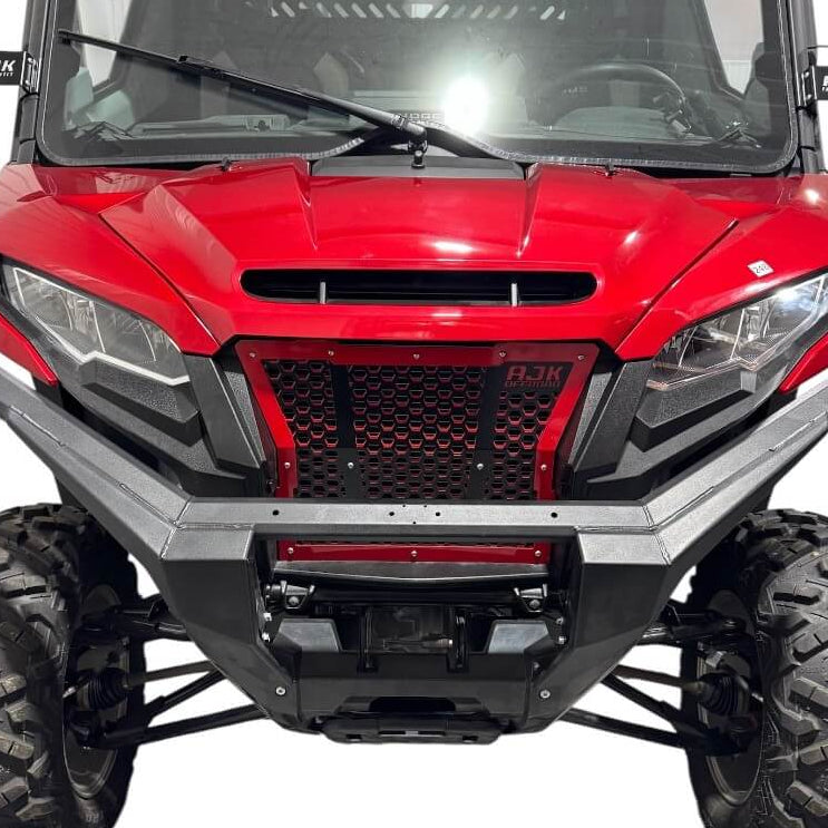 Kawasaki Ridge Front Grille by AJK Offroad, full view