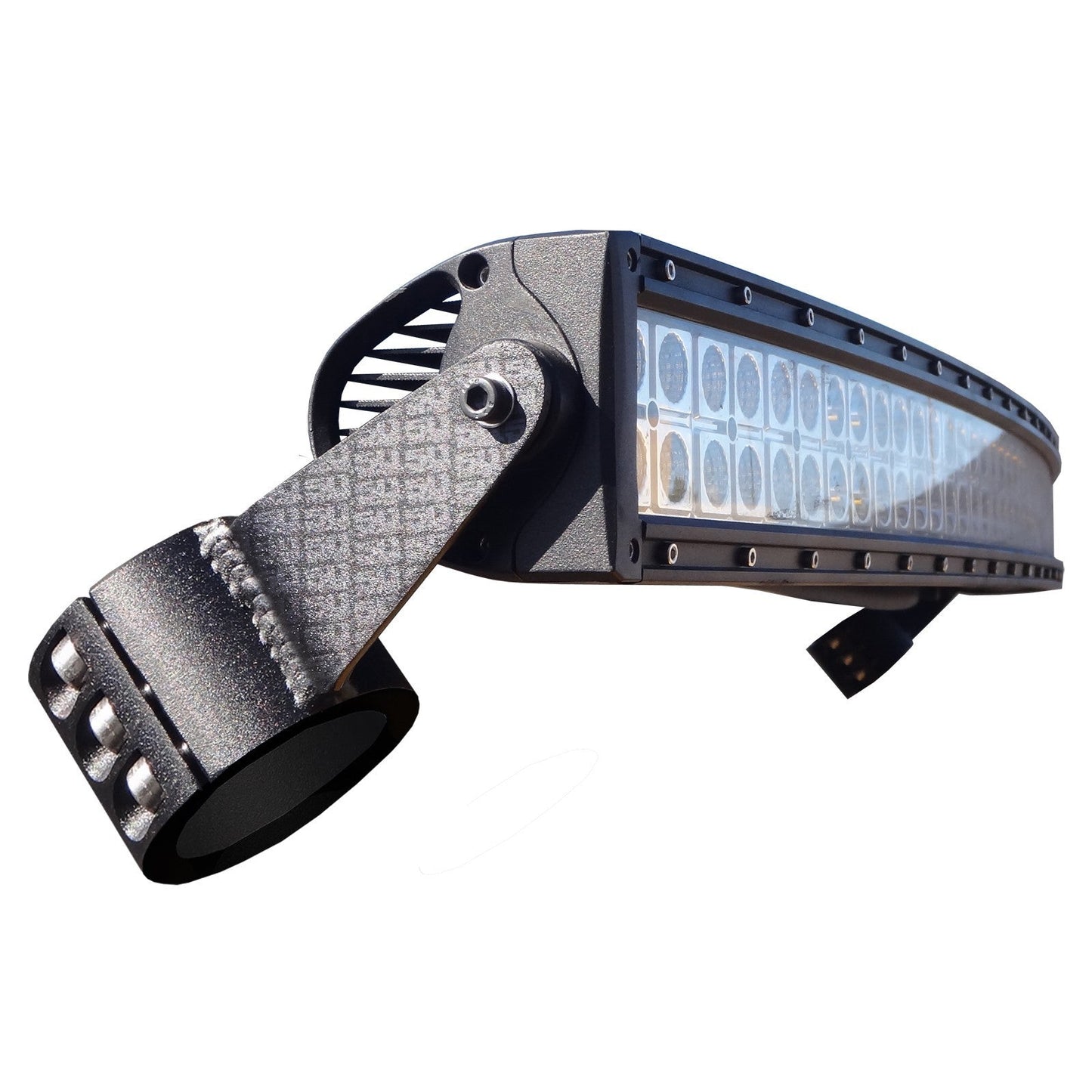 Polaris RZR Roll Cage Light Bar Brackets UTV - Studio View | 50 Caliber Racing