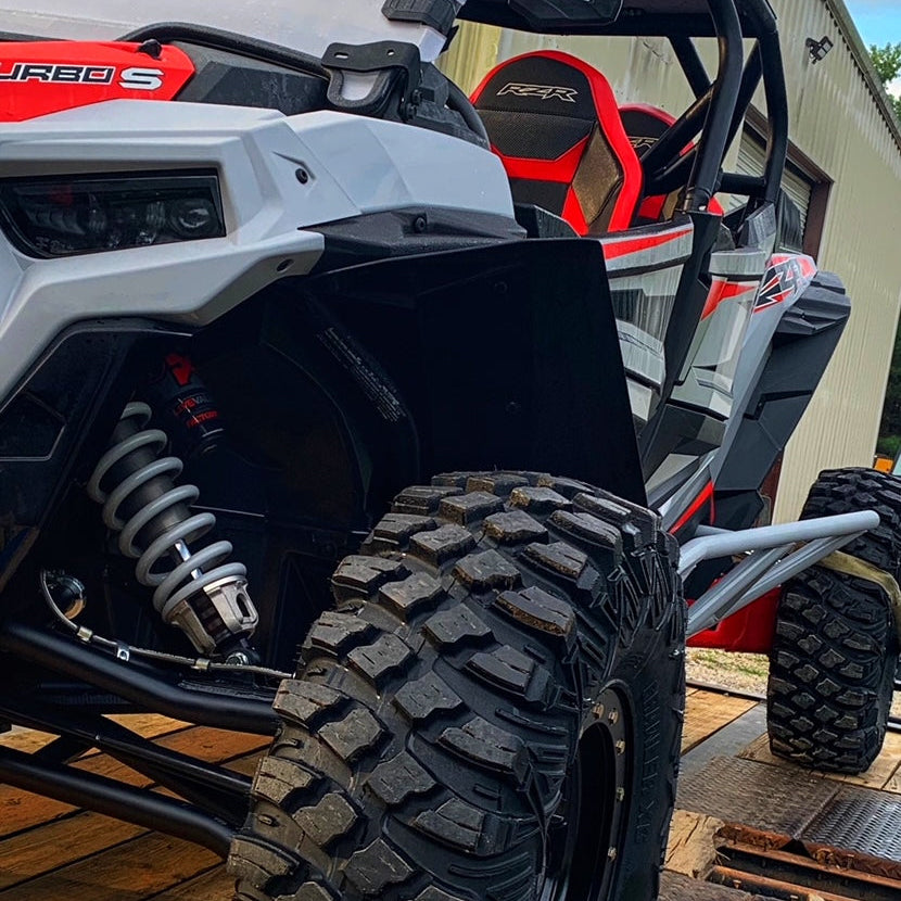Polaris RZR Turbo S 4-Seat Tree Kickers UTV Off-Road - Close-Up Detail | L&W Fab