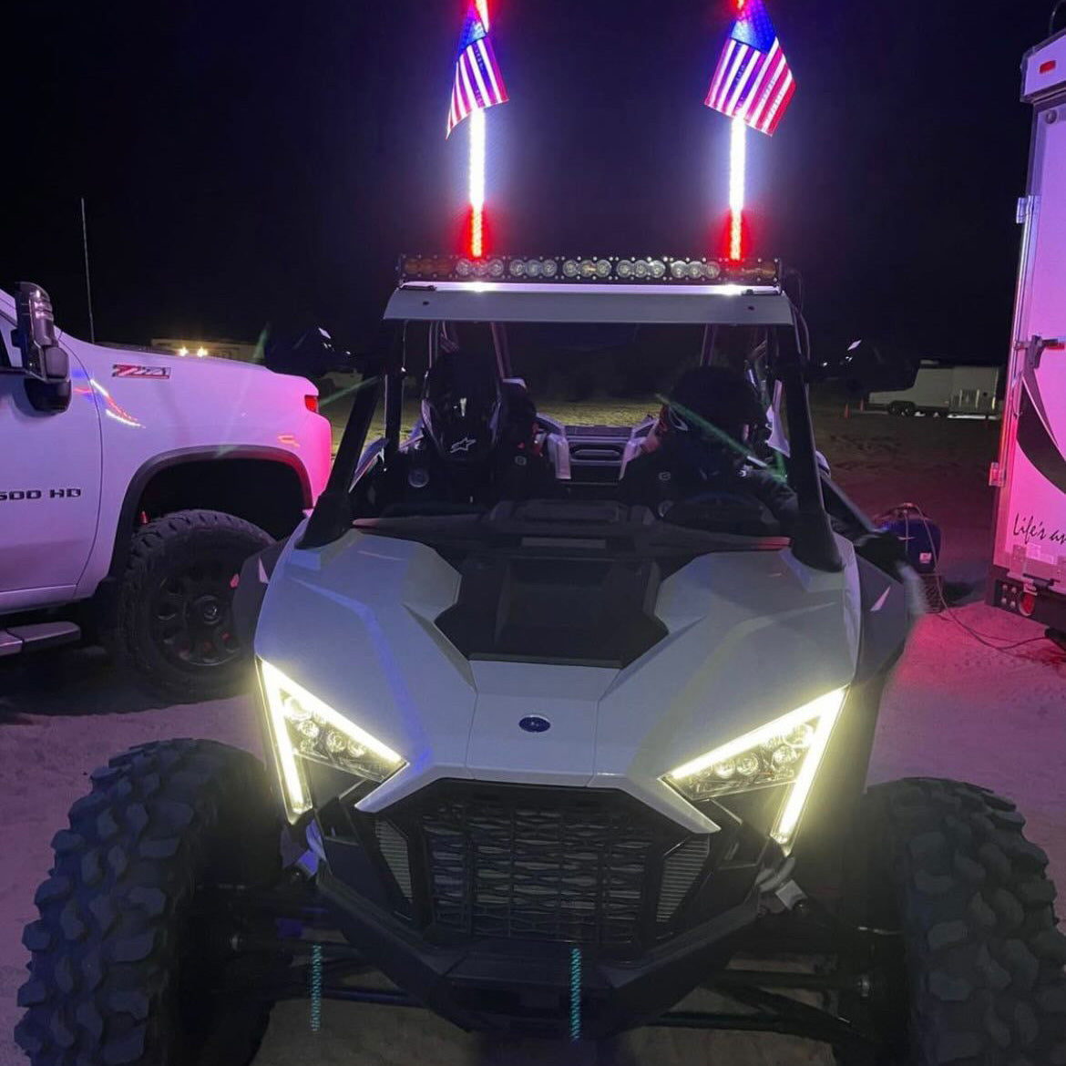 Polaris RZR Pro R Pro XP Light Bar Mounting Bracket UTV Off-Road - Close-Up Detail | All Terrain Concepts