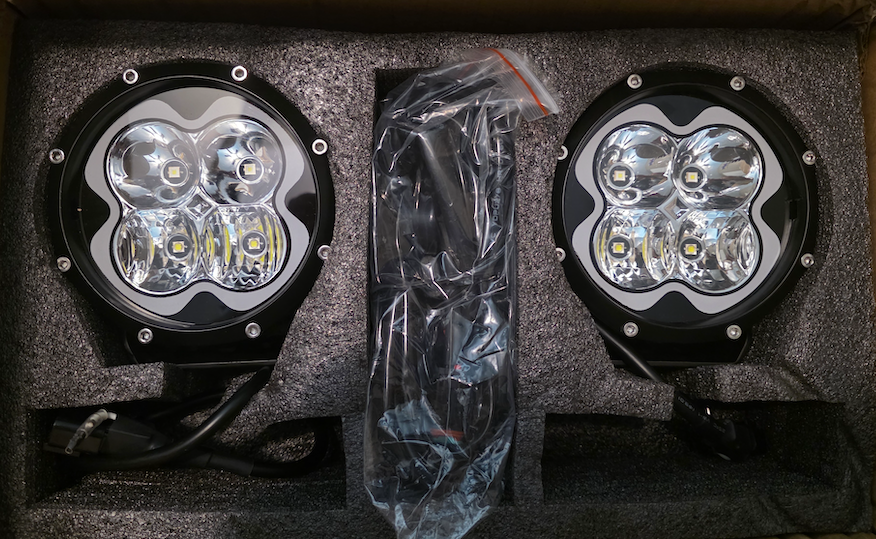 6" Pod Lights Marshin Whips