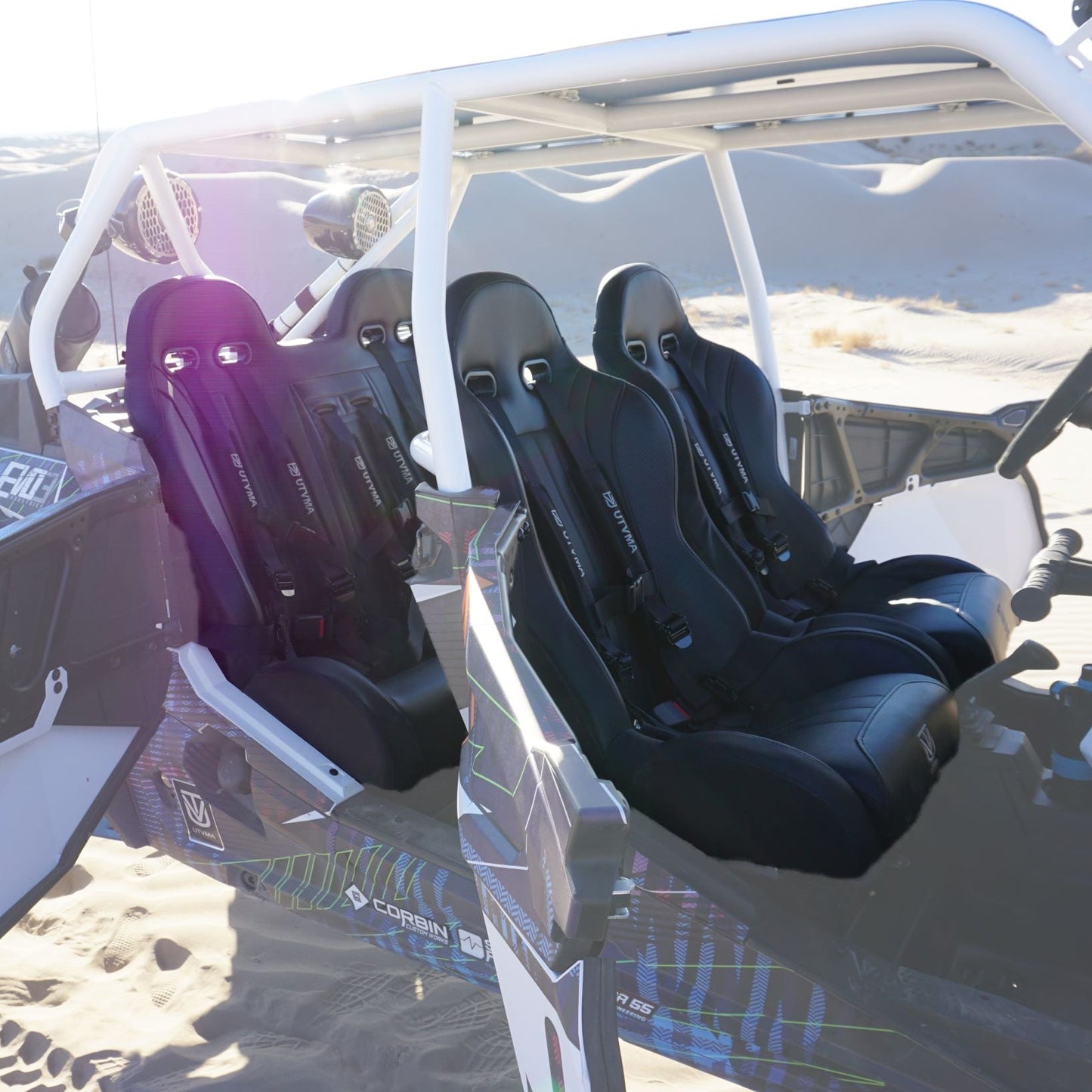 Polaris RZR 900 4-Seat Front Bucket Seats & Rear Bench Seat