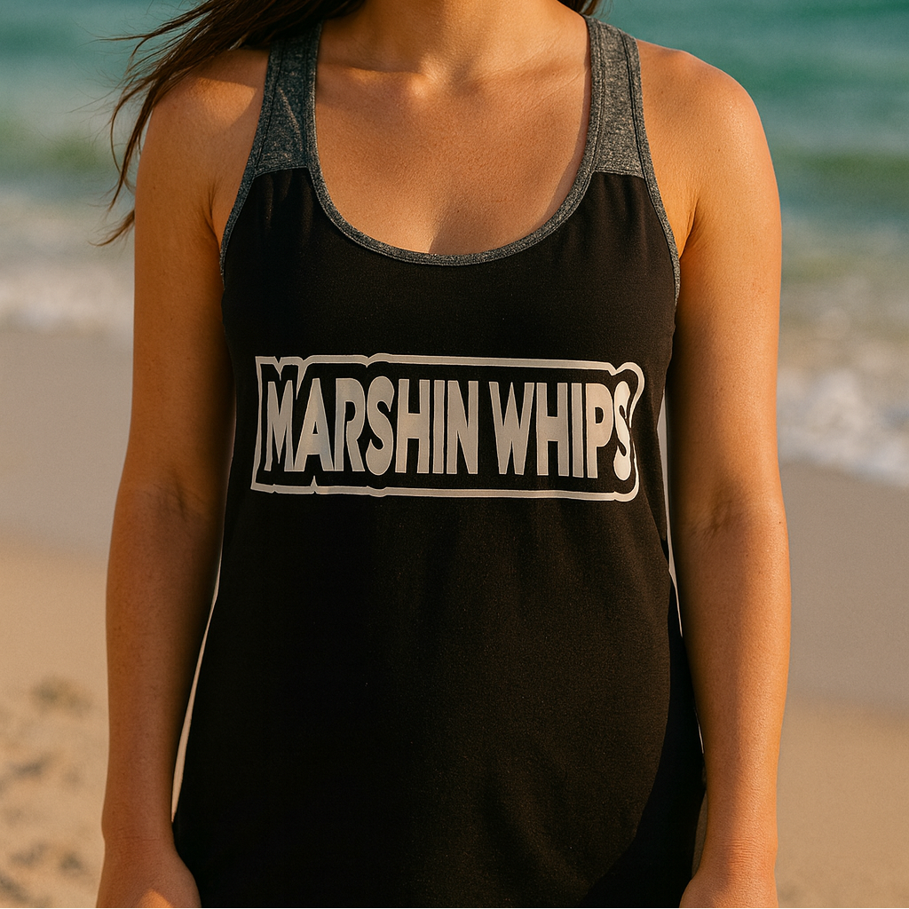 Black with Glow-in-the-Dark Logo Tank Top