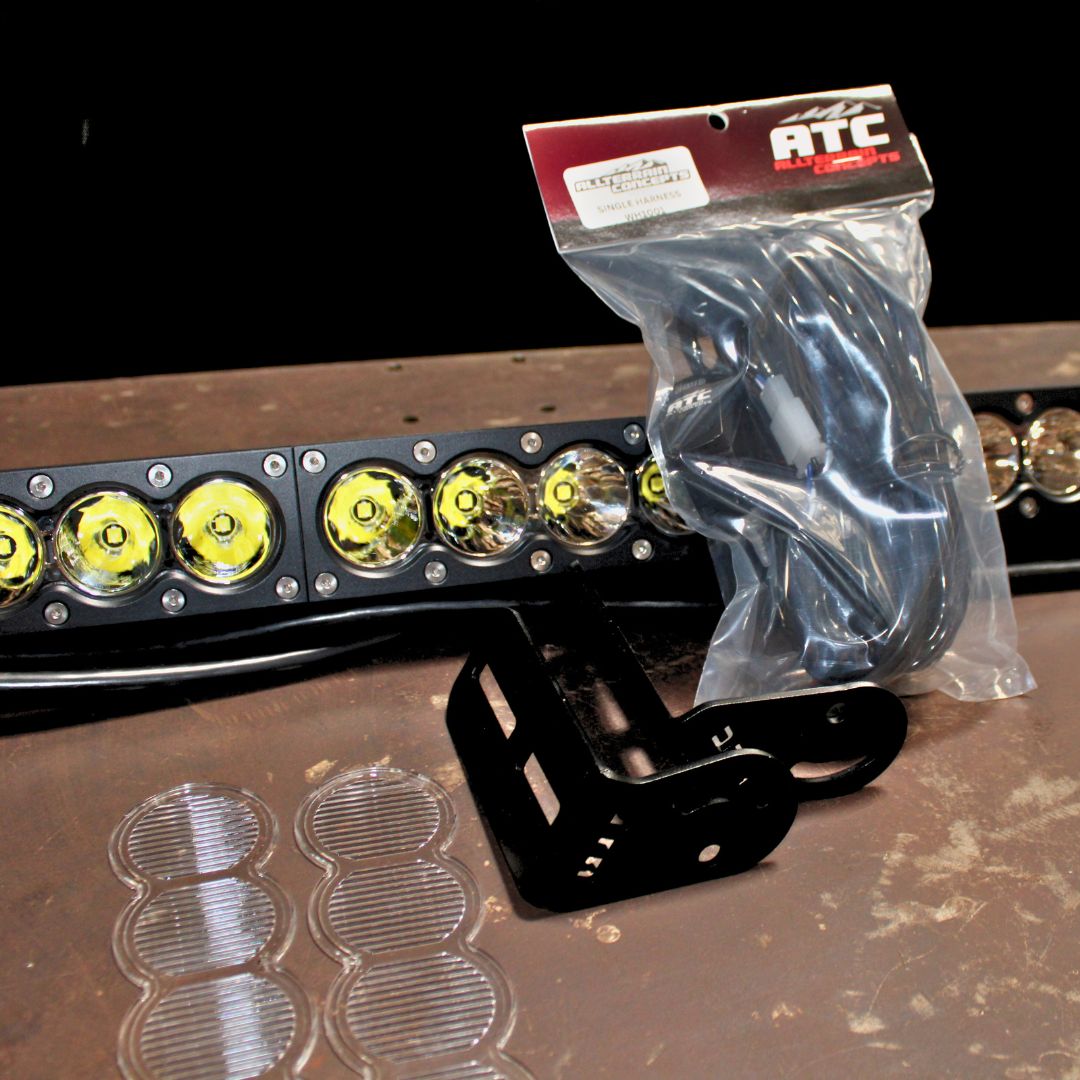 Polaris RZR Pro R Lighting Bundle by All Terrain Concepts, angled view