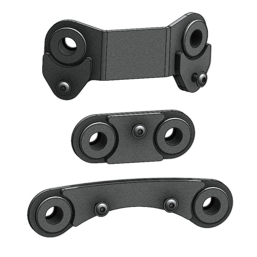 Can-Am Maverick R Rear Radius Rod Race Plates CT Race Worx