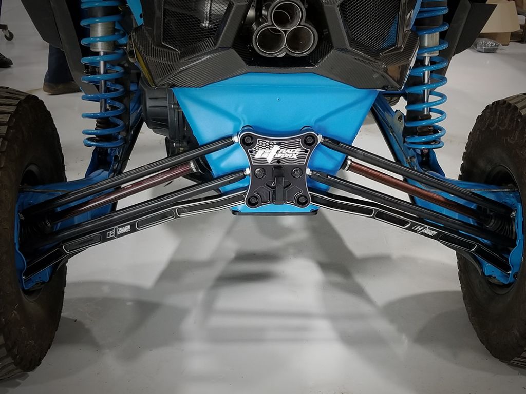Can-Am Maverick X3 72" High Clearance Billet Proof Lower Radius Rods CT Race Worx