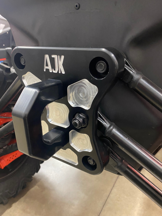 Can-Am Maverick X3 Billet Aluminum Radius Rod Plate AJK Offroad