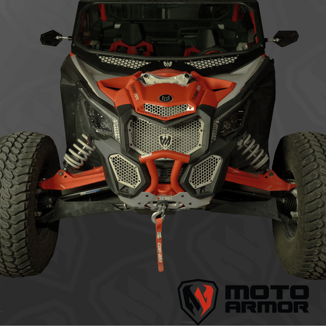 Can-Am Maverick X3 Front Grille Set Moto Armor