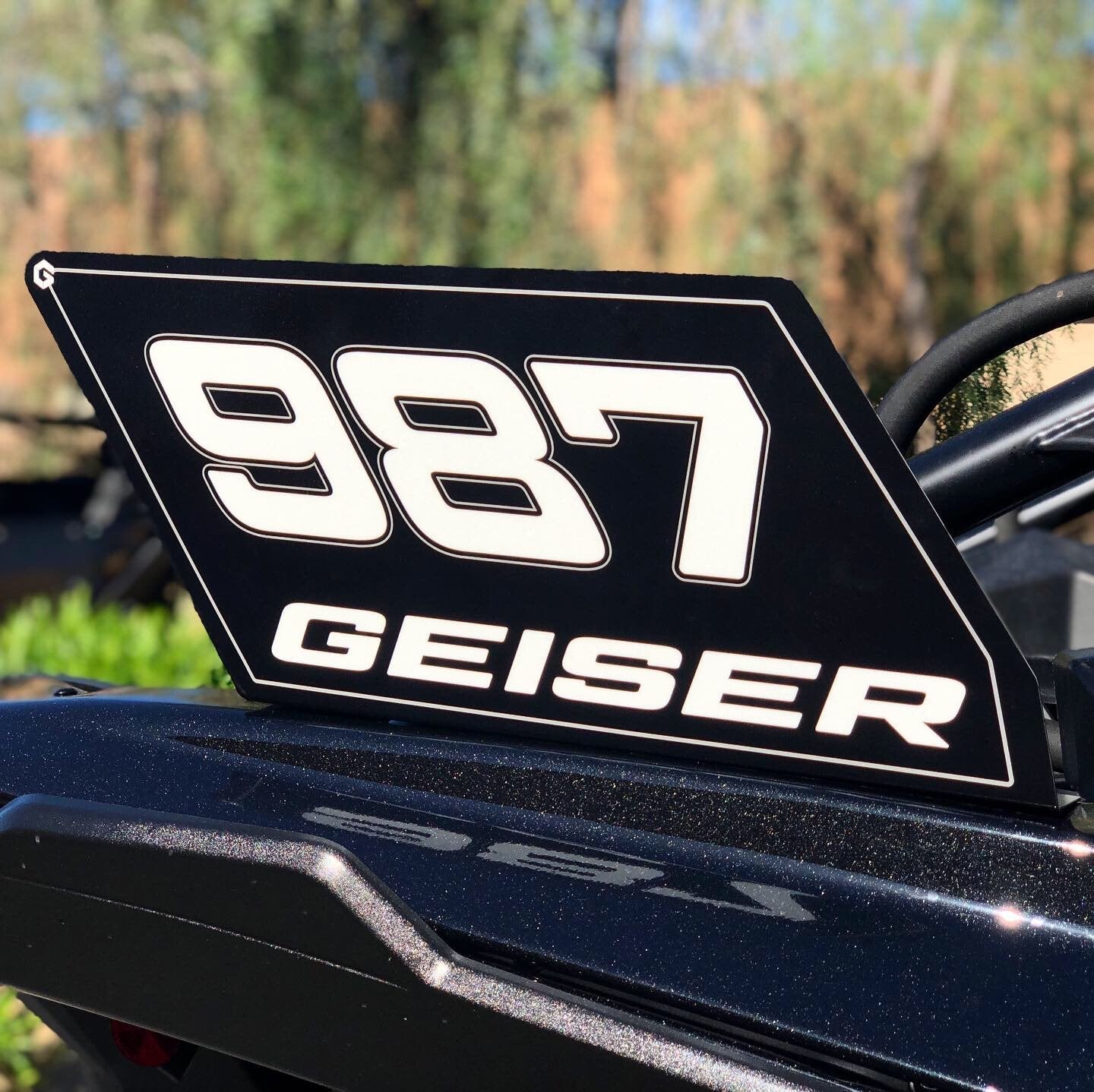Can-Am Maverick X3 Number Plates Geiser Performance