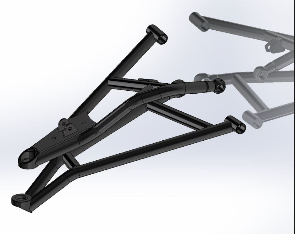 Polaris RZR XP (2024-2025) Standard A-Arms SxS - Installed View | L&W Fab