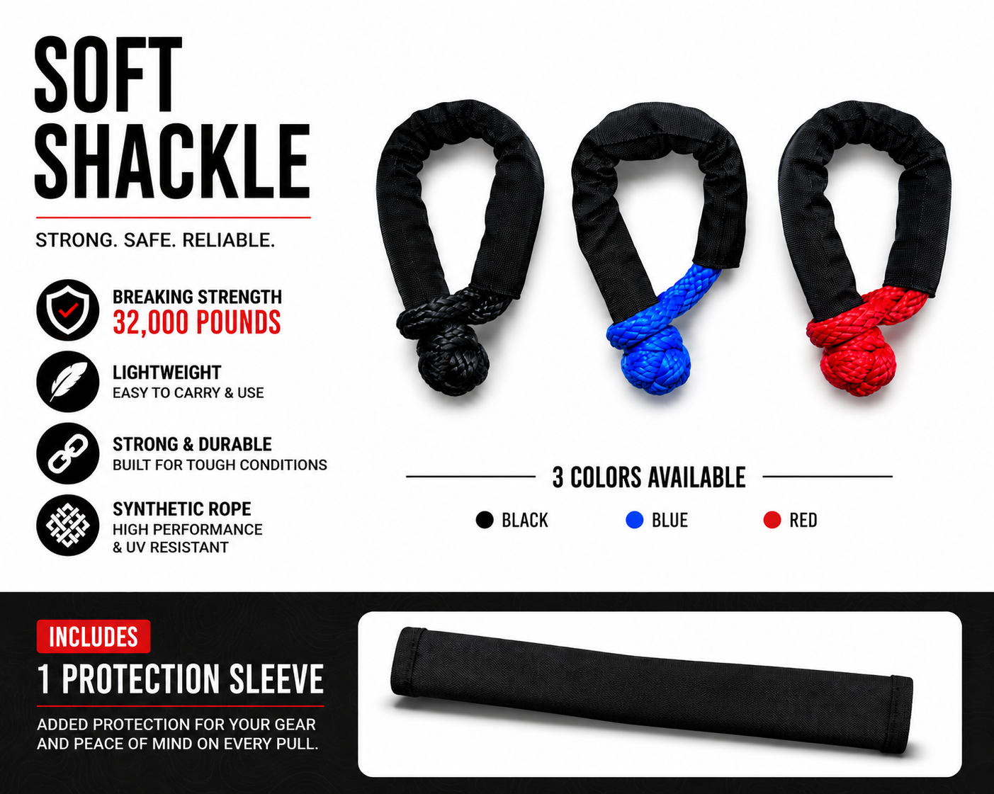 SxS Towing Soft Shackle