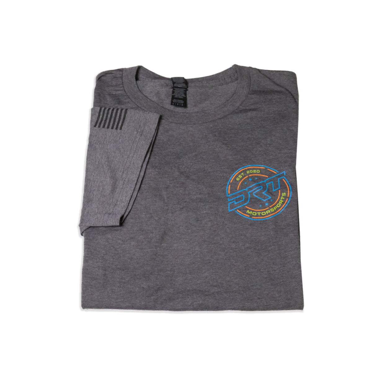 Retro Style T-Shirt (Heather Grey) by DRT Motorsports, product view 4