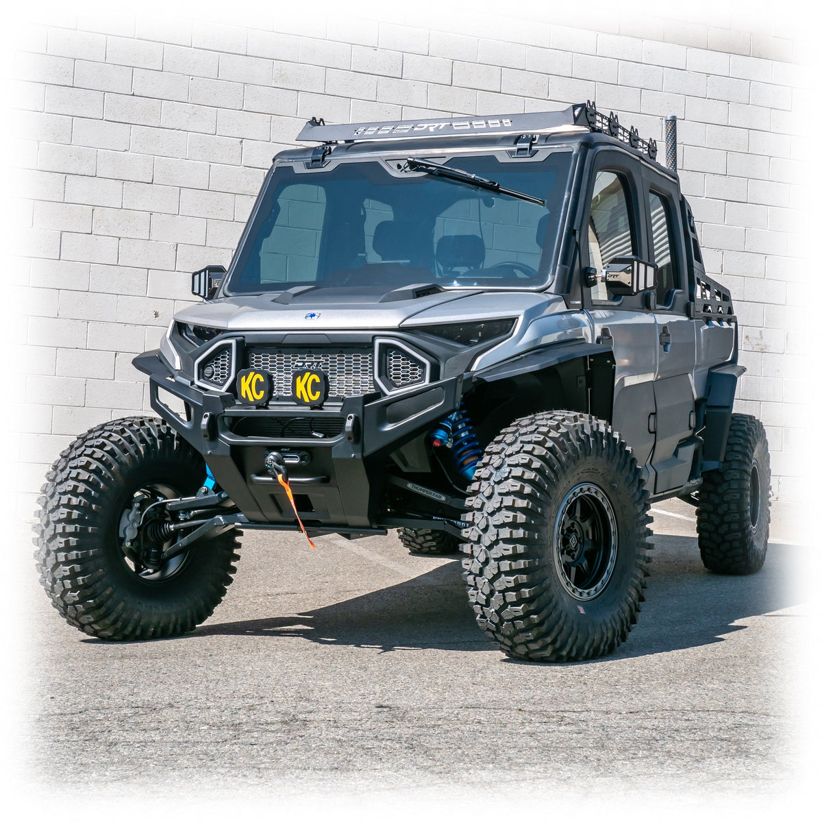 Polaris Ranger XD 1500 Crew Roof Rack Kit by DRT Motorsports, product view 11