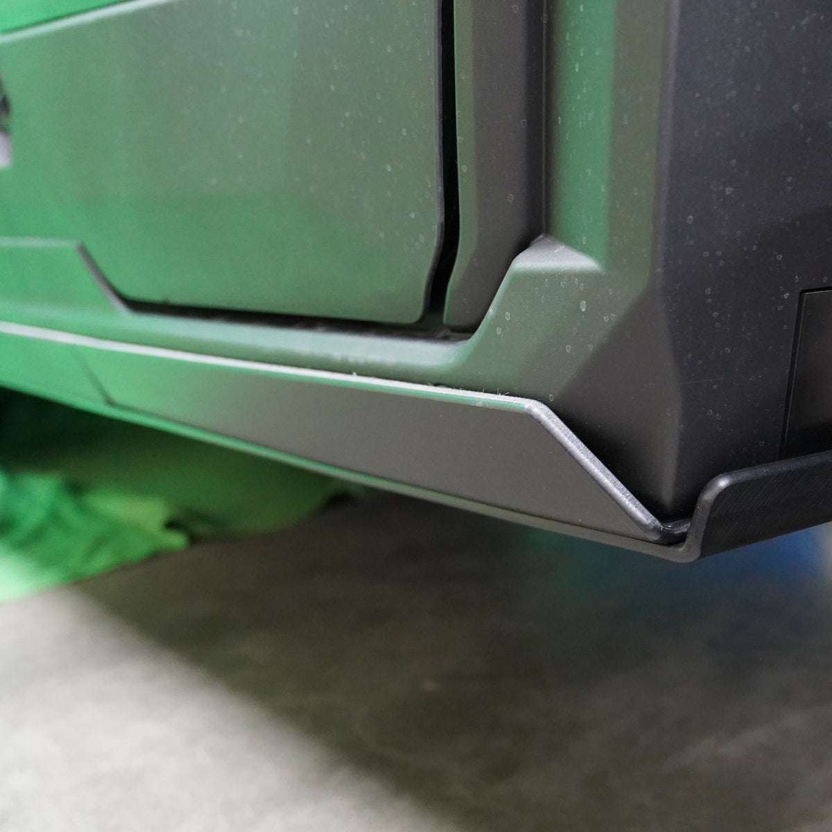 Polaris Xpedition XP 5 UHMW Rock Sliders by Factory UTV, installed view