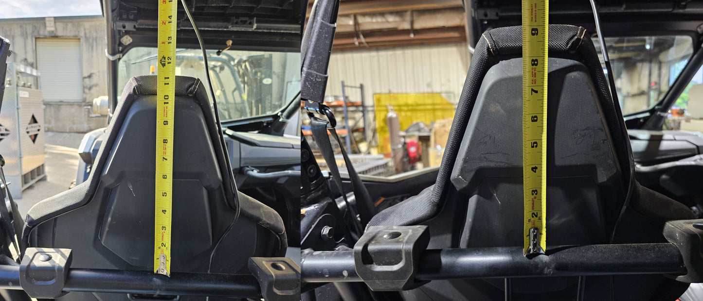 Polaris RZR Pro R / Pro S / Pro XP Seat Lowering Base SxS Part - Installed View | L&W Fab