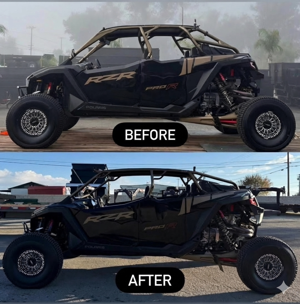 Polaris RZR Pro R 4-Seat Fastback Roll Cage