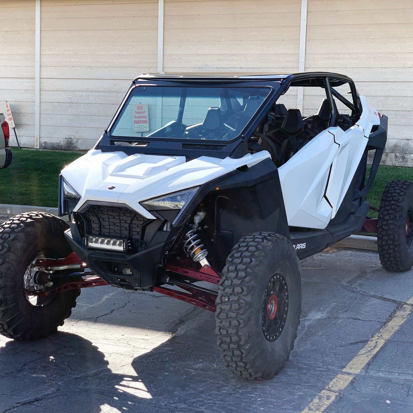 Moto Armor Polaris RZR Pro XP Vent Racing Cage Glass Windshield - view 8