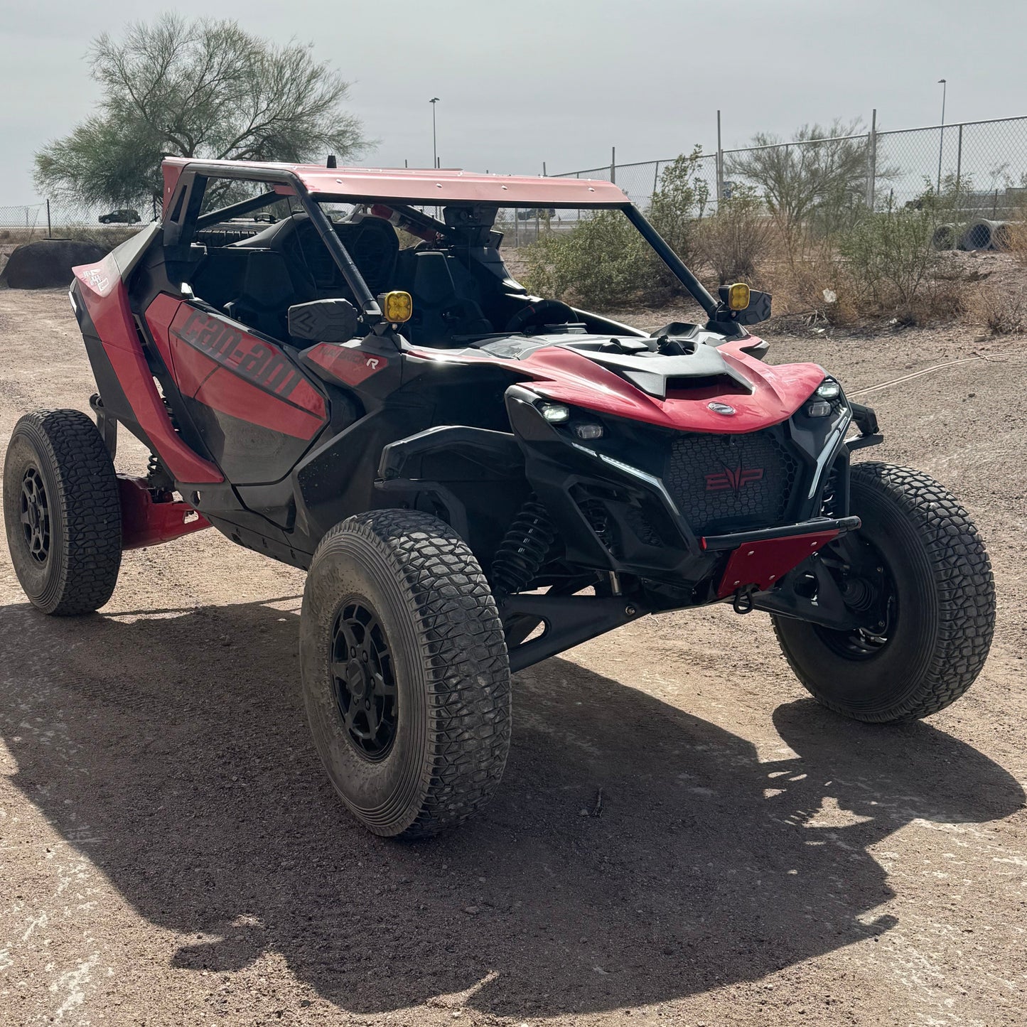 Can-Am Maverick R Front Bumper UTV Lighting - Full View | Lone Star Racing