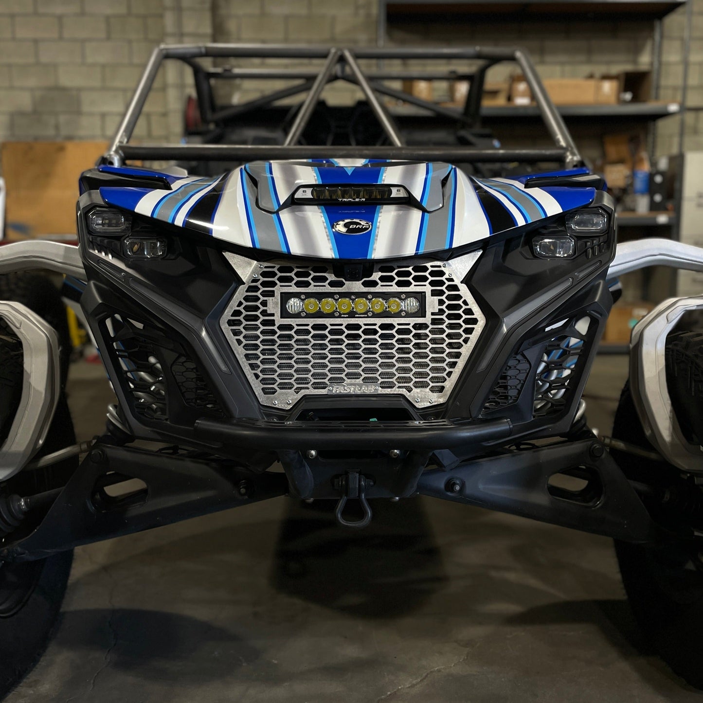 Can-Am Maverick R Front Grille with Light Bar