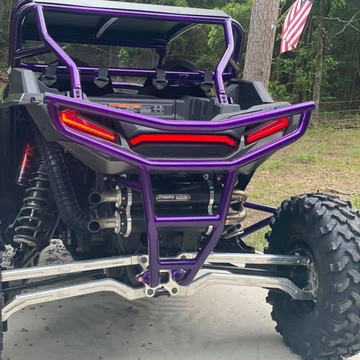 Polaris RZR Turbo S Direct Bolt-On Radius Rods UTV Off-Road - Close-Up Detail | L&W Fab