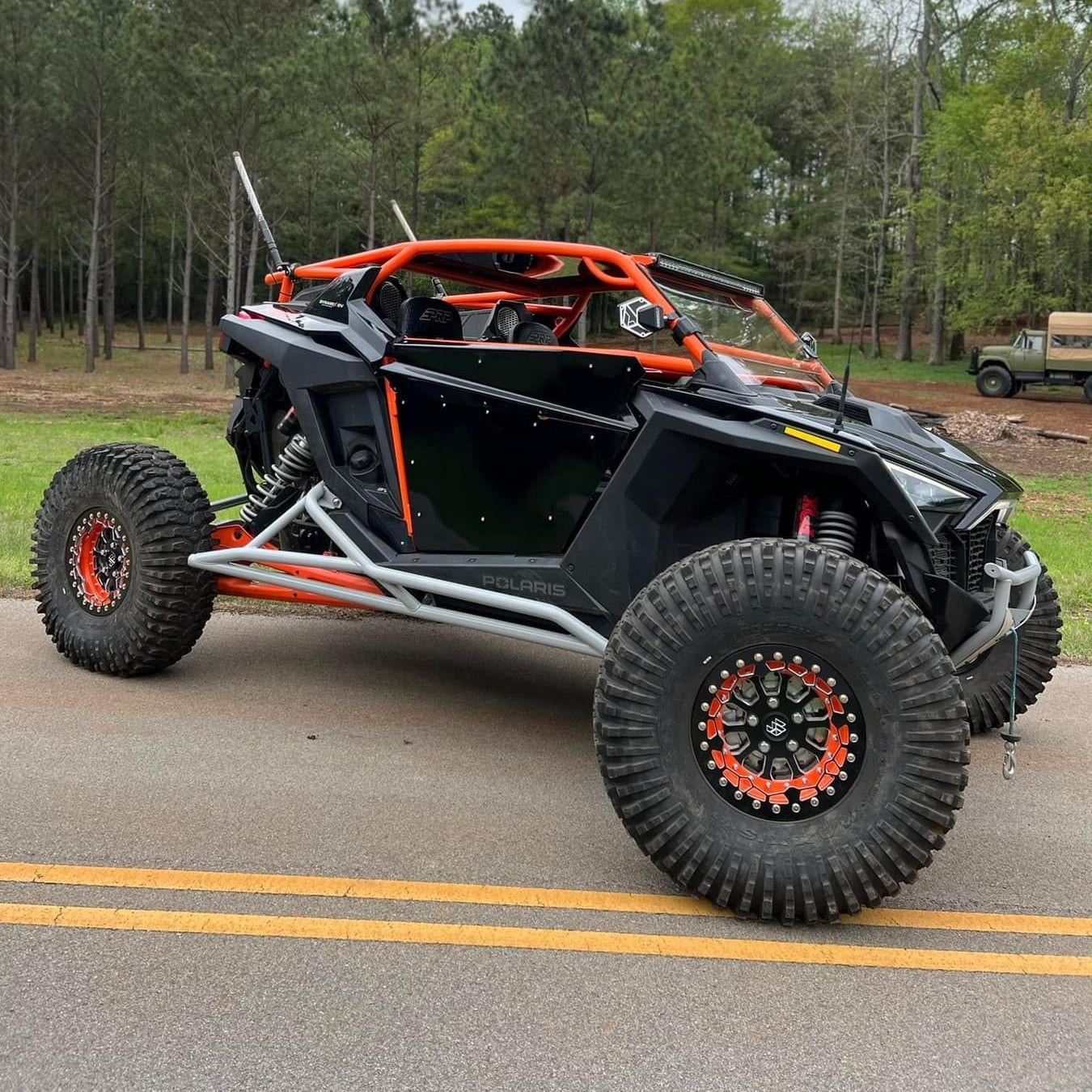 Polaris RZR Pro R 2-Seat Tree Kickers UTV Lighting - Full View | L&W Fab