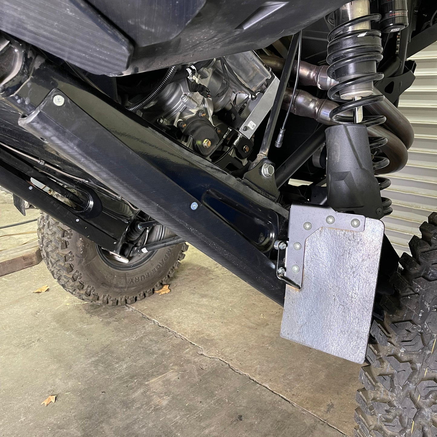 Polaris RZR Pro R UHMW Trailing Arm Guards Side by Side - Angle View | Factory UTV