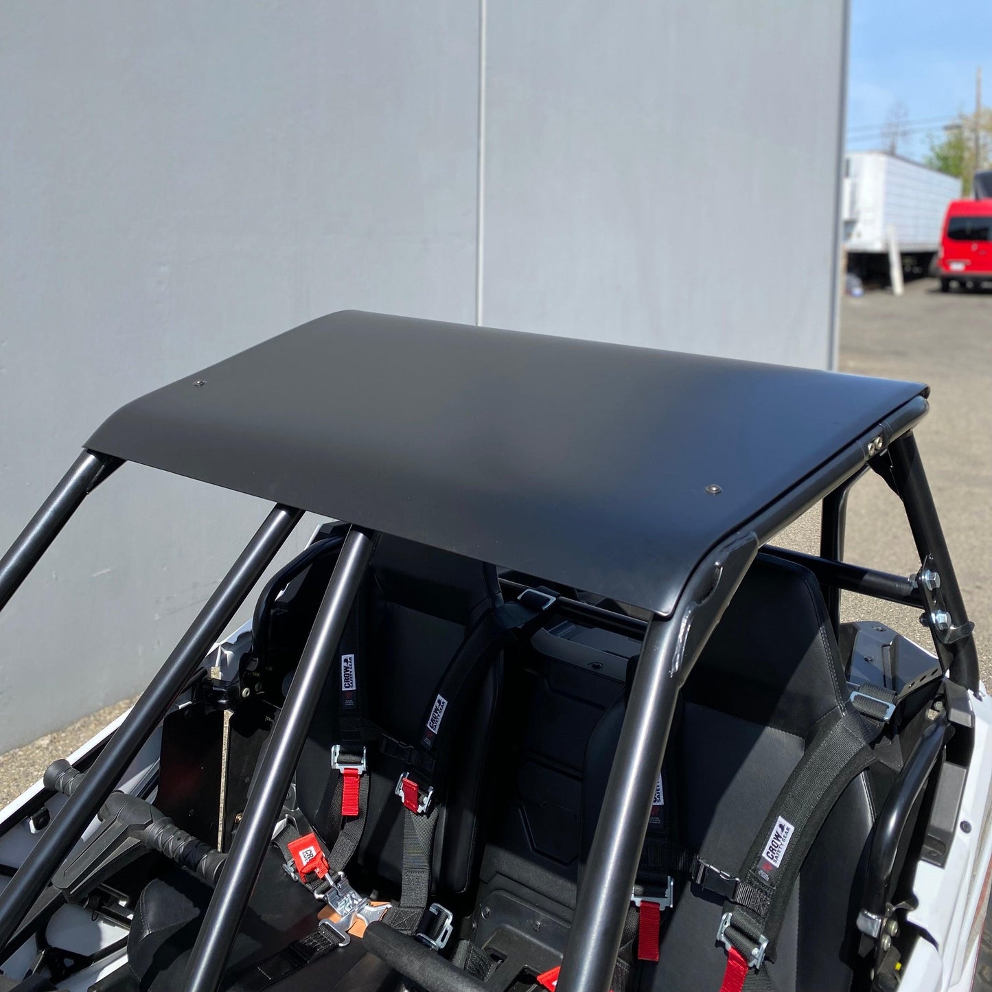 Polaris RZR 200 Aluminum Roof SxS - Installed View | Factory UTV