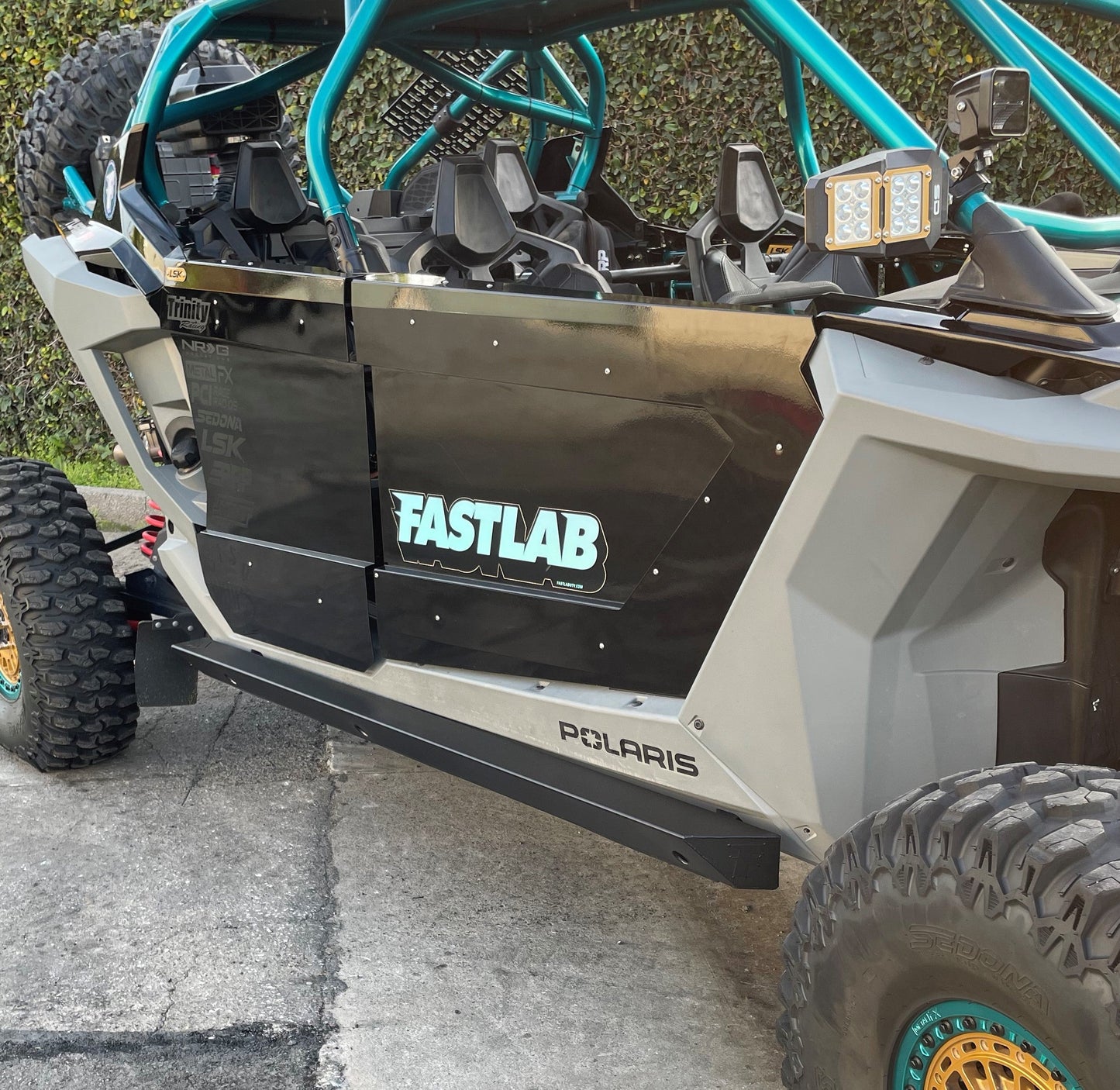 Polaris RZR Pro R / Pro XP / Turbo R 4-Seat Rock Slider Steps