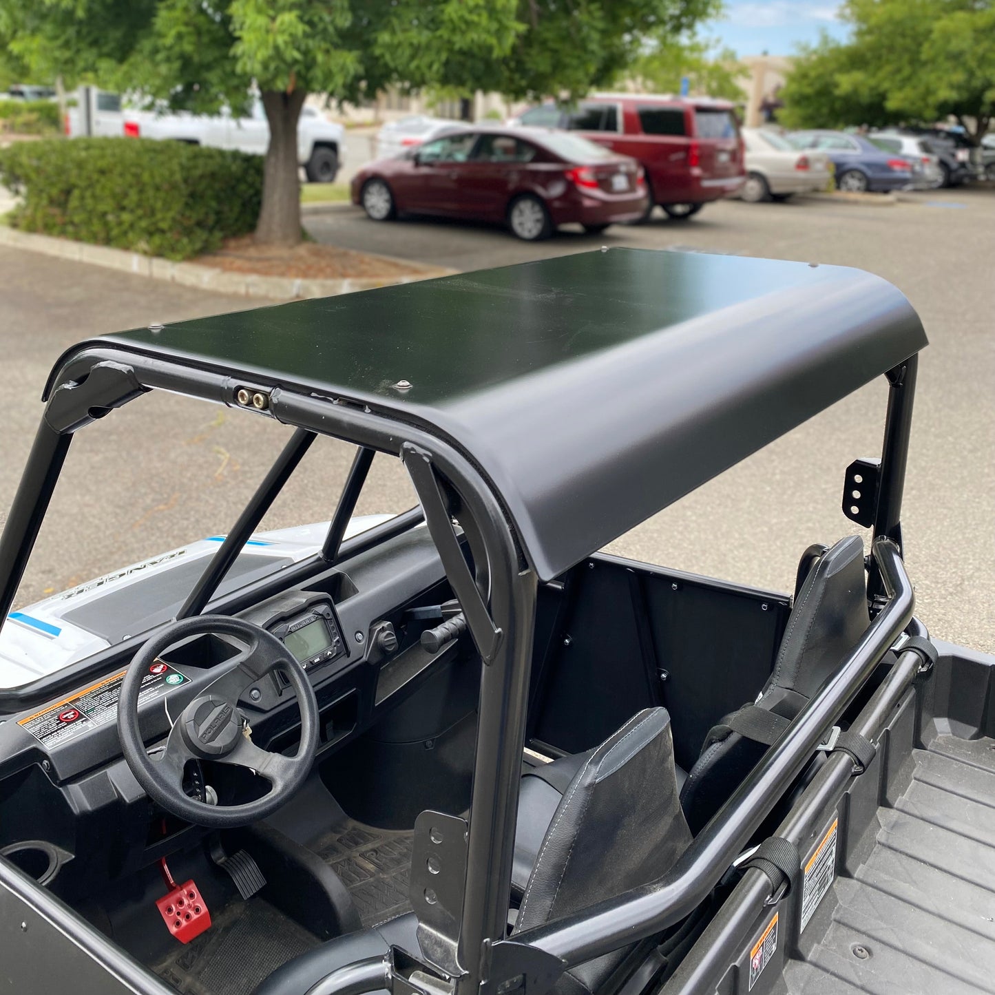 Polaris Ranger 150 Aluminum Roof Side by Side - Angle View | Factory UTV