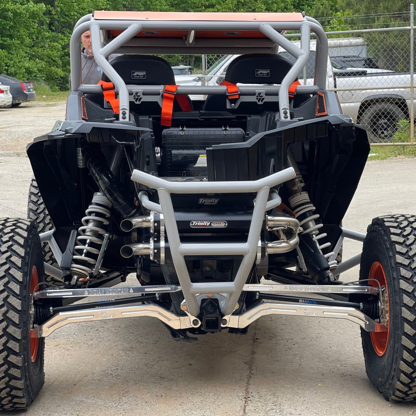 Polaris RZR XP 1000 / Turbo Long Travel 2-Heim Adjustable Radius Rods SxS - Installed View | L&W Fab