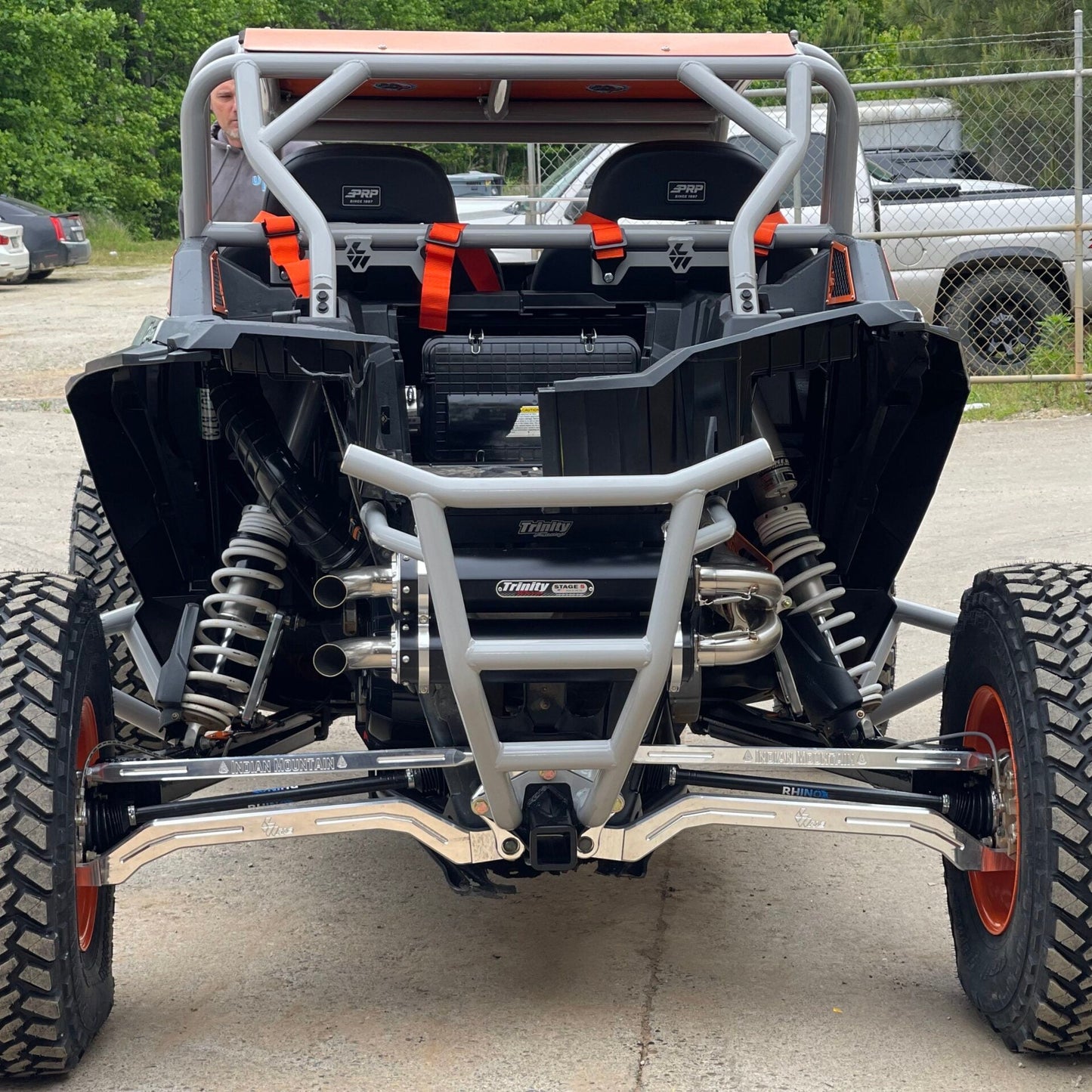 Polaris RZR Pro XP Long Travel 2-Heim Adjustable Radius Rods SxS - Installed View | L&W Fab