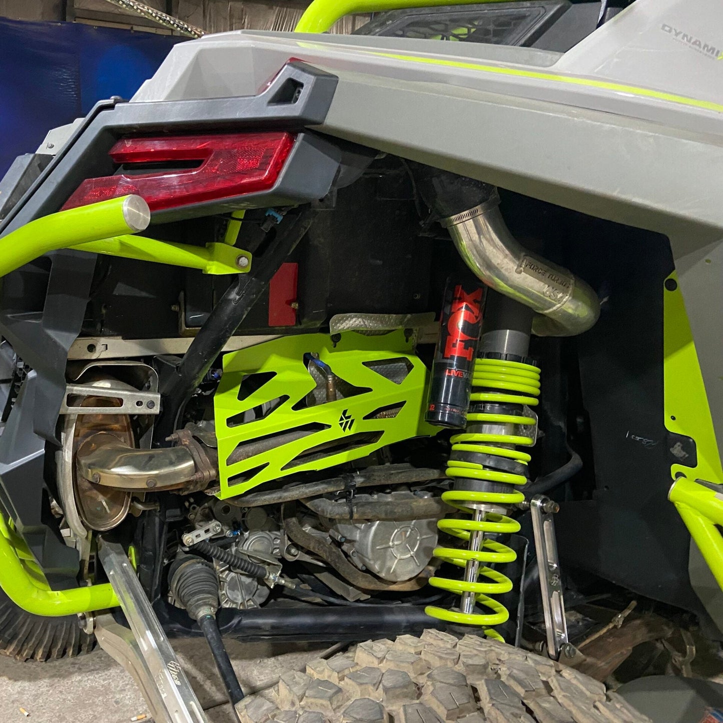 Polaris RZR Pro S / Pro XP / Turbo R Exhaust Cover SxS Off-Road - Top View | L&W Fab
