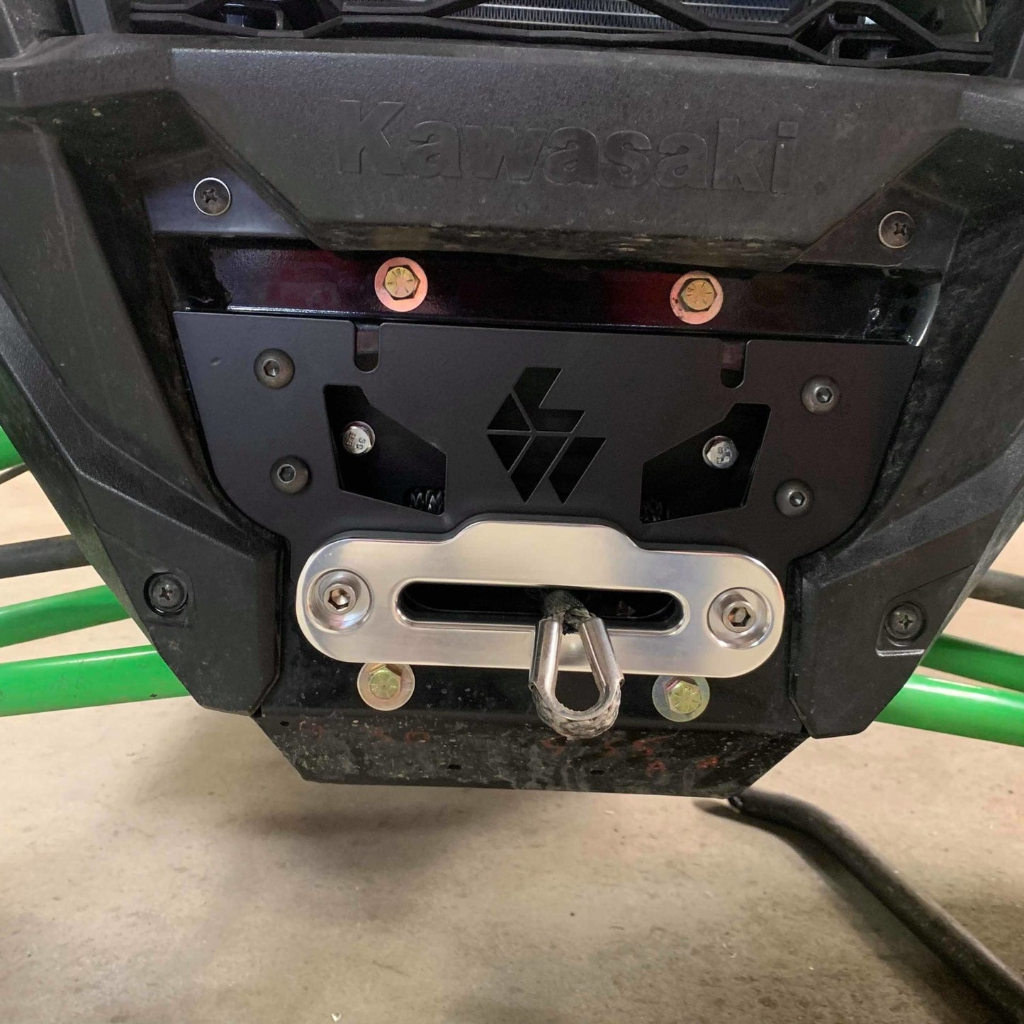 Kawasaki KRX Winch Mount L&W Fab