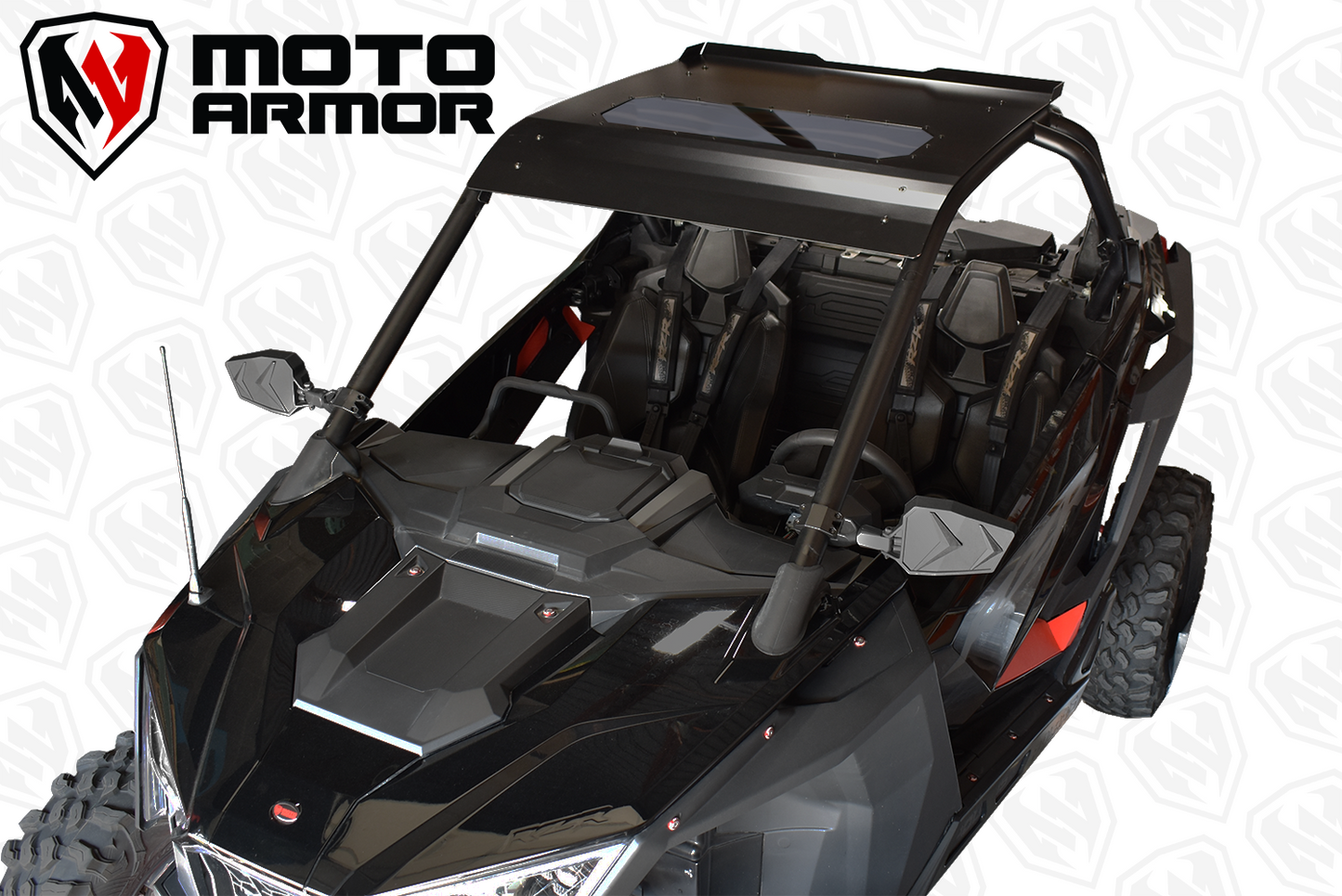 Moto Armor Polaris RZR Pro S / Pro XP / Turbo R 2-Seat Aluminum Roof with Sunroof - view 8