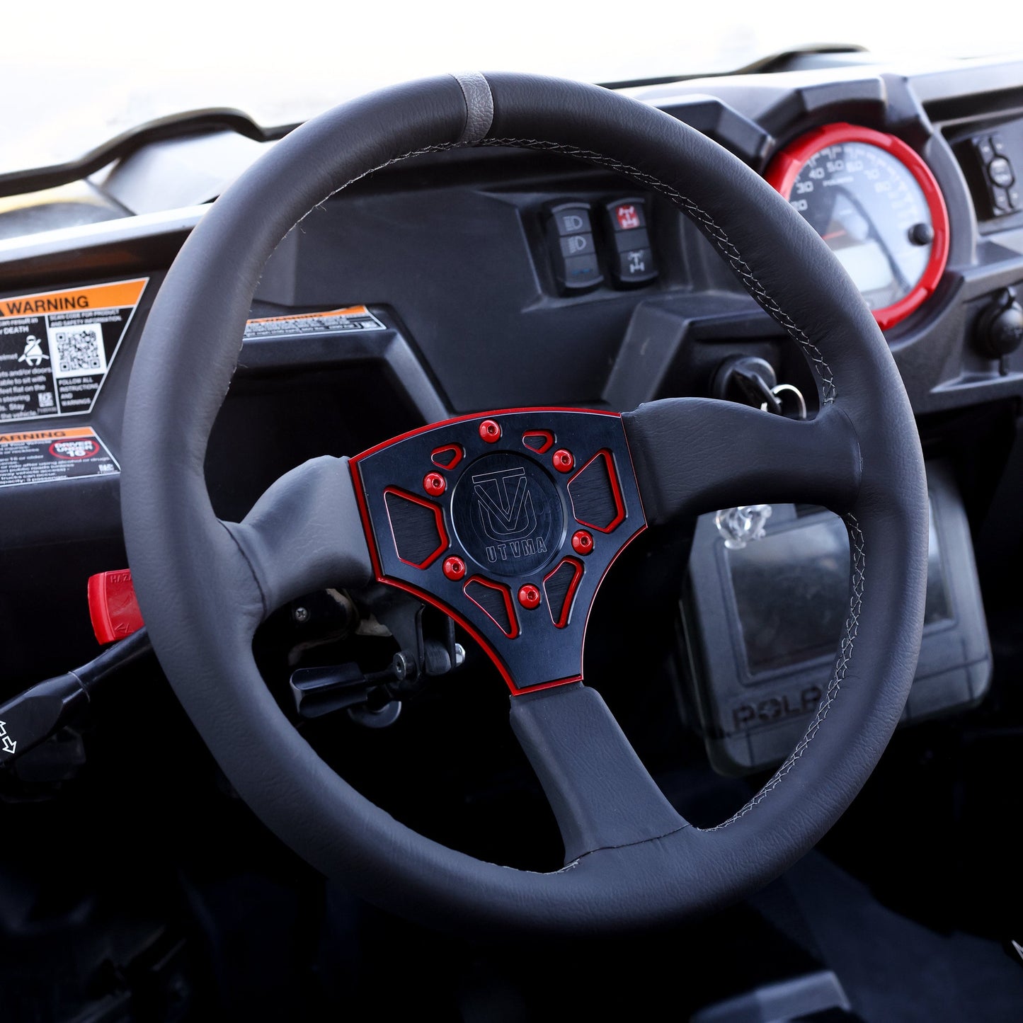 Octane Leather Steering Wheel with Hub