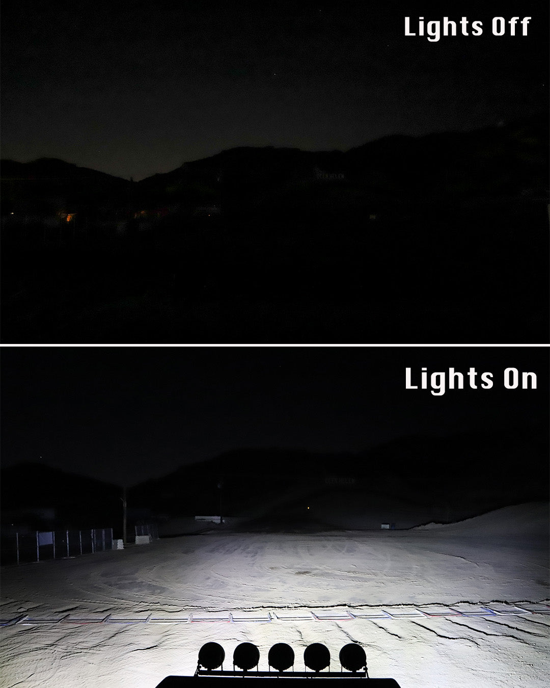Off Road Side Mirrors with LED Pod Lights (Pair) GGLighting