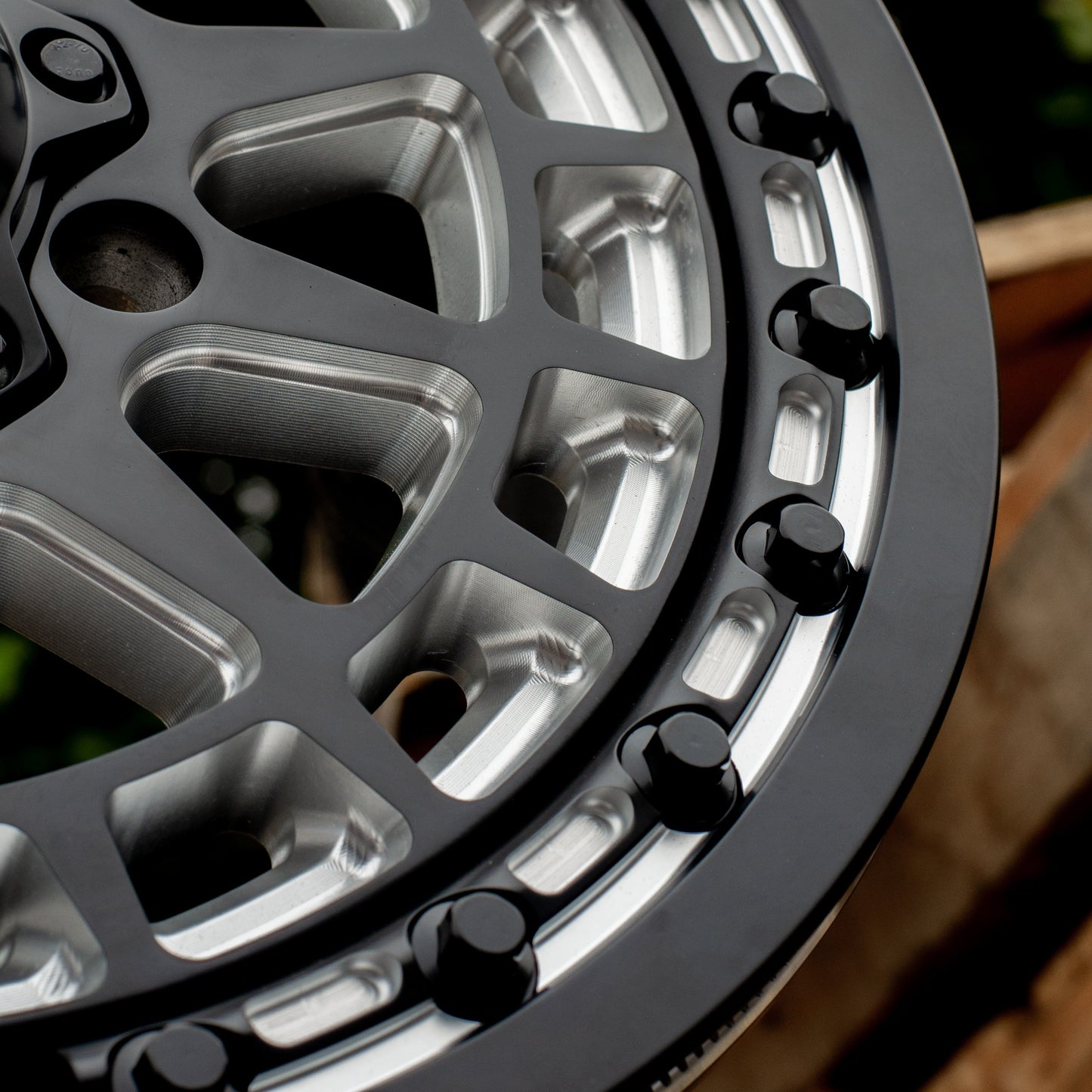 Outlaw 6R UTV Beadlock Wheel (Satin Black Contrast Cut) Metal FX Offroad