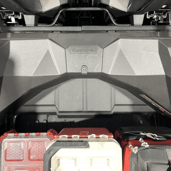 Kawasaki Teryx KRX Packout Mount (Subwoofer Compatible) by AJK Offroad, full view