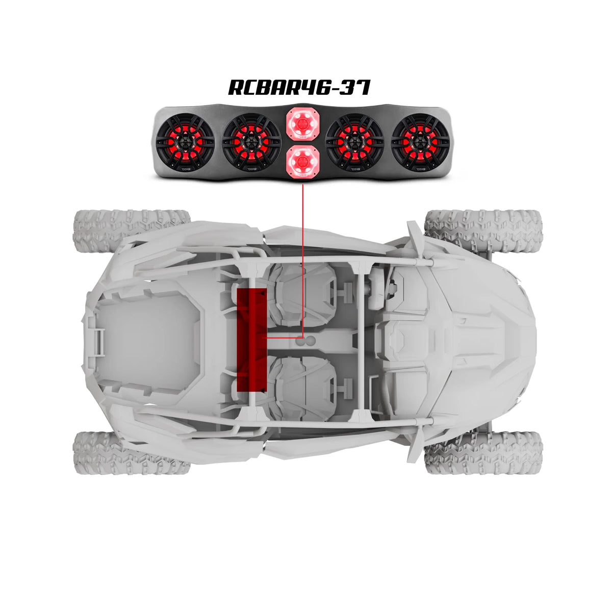 Polaris RZR Pro R / Pro XP / Turbo R Loaded Soundbar Kit | DS18
