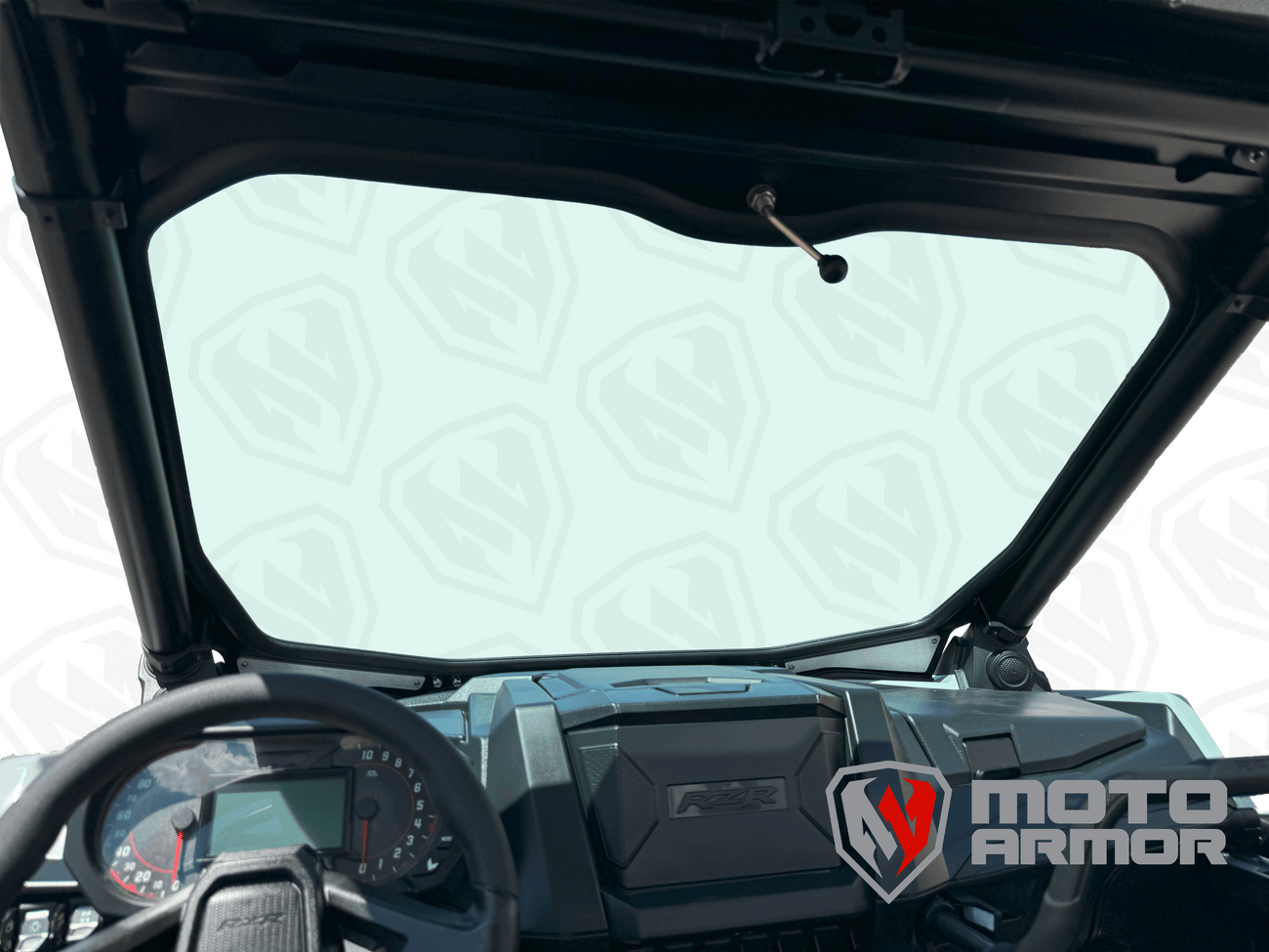 Polaris RZR Pro Max Visibility Full Glass Windshield Moto Armor