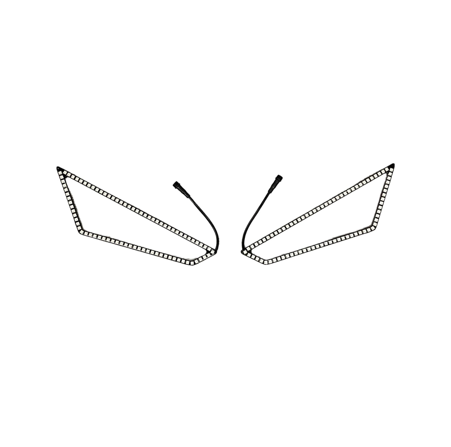 Polaris RZR Pro R / Pro XP / Turbo R 187 Style Halos with Control Harness 5150 Whips