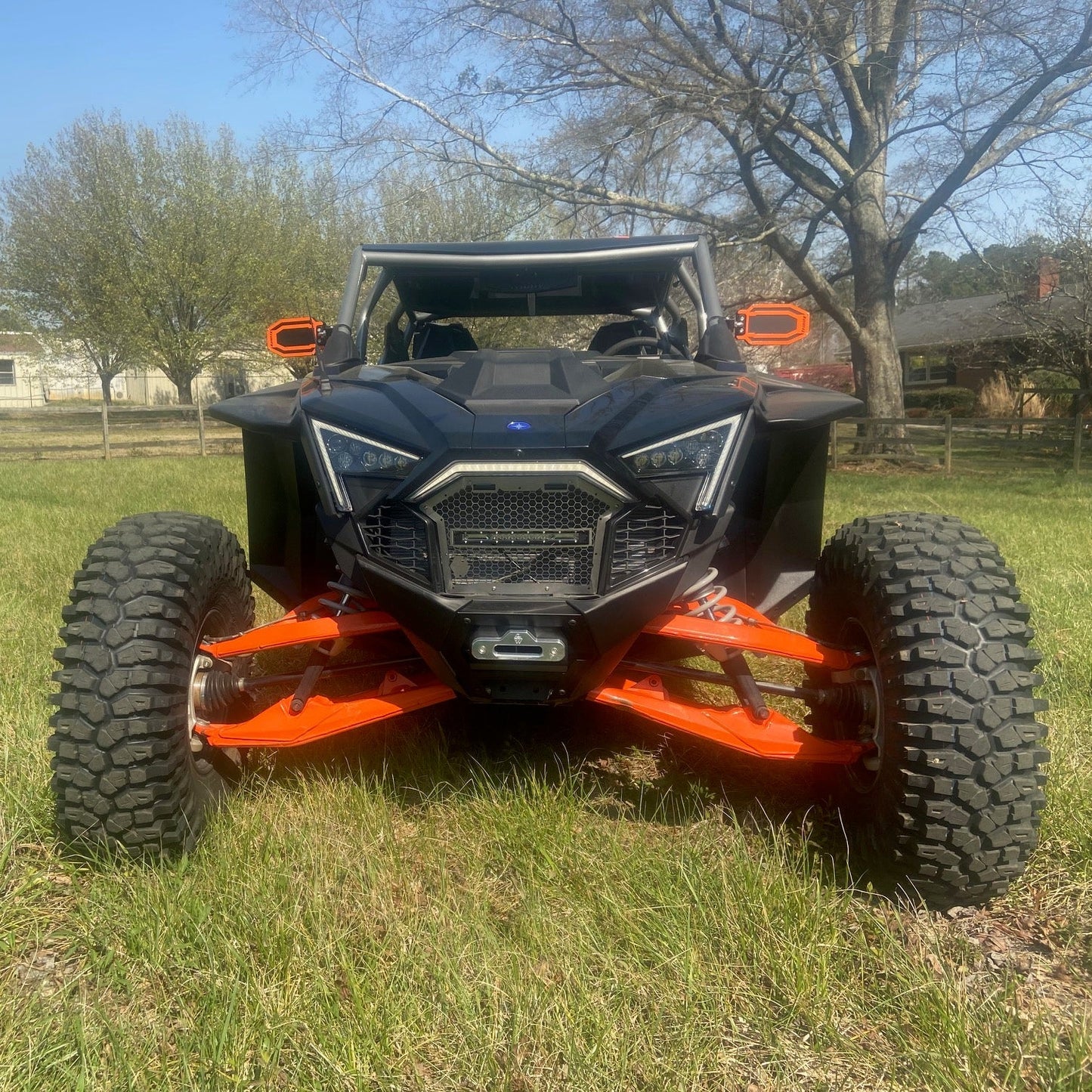 Polaris RZR Pro R / Pro S / Turbo R Winch Mount UTV Off-Road - Close-Up Detail | L&W Fab